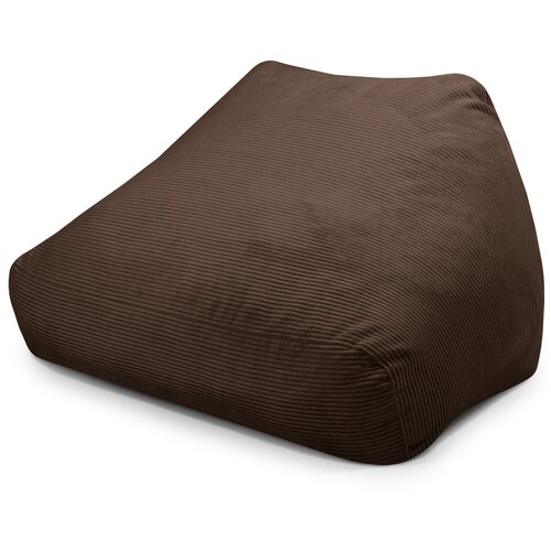 SLOWDOWN Tamno smeđa vreća za sjedenje od samta Sofa Snug – Cene