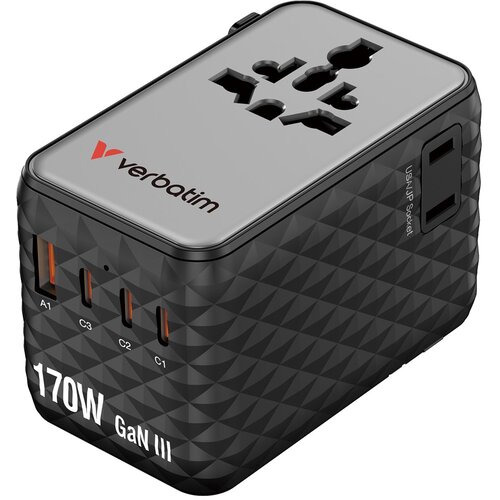 Verbatim Charge 'n' Travel 170W Universal Travel Adapter Black Cijene