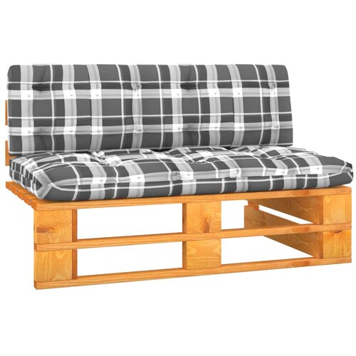 VidaXL Srednja vrtna sofa od paleta boja meda od impregnirane borovine Slike