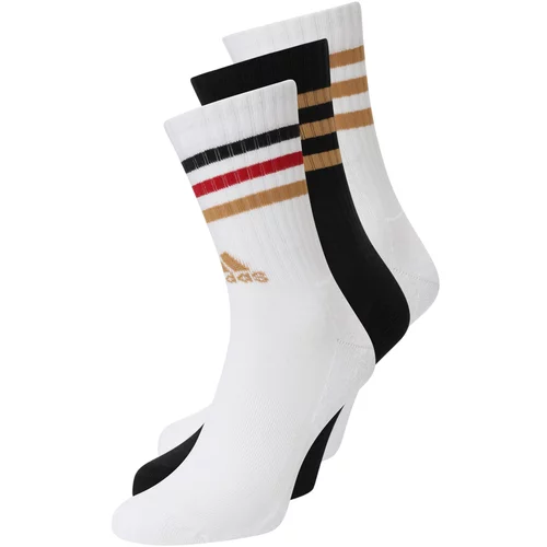ADIDAS SPORTSWEAR Sportske čarape zeleno smeđa / crvena / crna / bijela