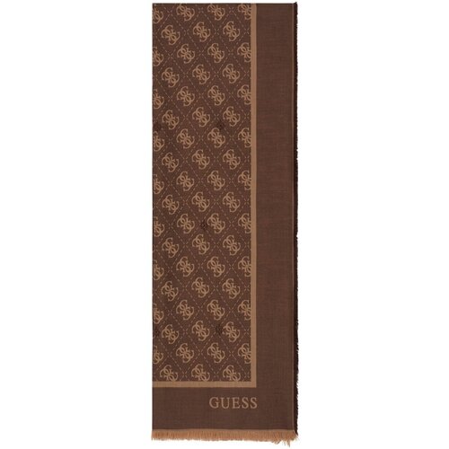 Guess &amp;Scaron;ali &amp;amp; Rute Jacquard Scarf 70X180 Kostanjeva Slike