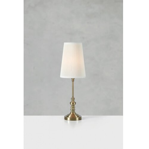 Marksl&amp;ouml;jd 108969 - Stona lampa NOBLE 1xE14/40W/230V 56 cm bela/mesing Slike