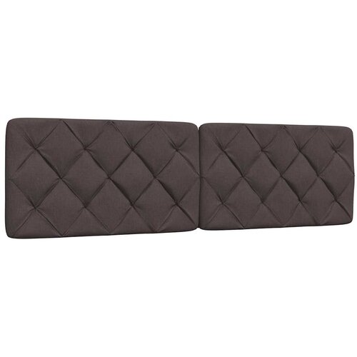 vidaXL vzglavna stranica temno rjava 180 cm blago, (21653145) Cene