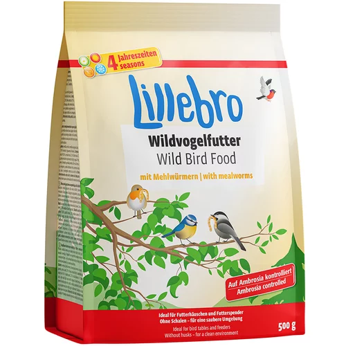 Lillebro hrana za divlje ptice s crvima brašnarima - 500 g