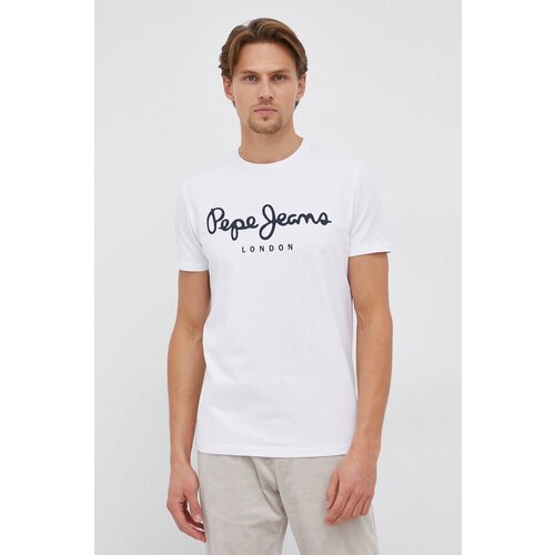 Pepe Jeans Kratka majica Original Stretch N bela barva Cene