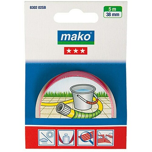 MAKO Superljepljiva traka (Crvene boje, 5 m x 38 mm) Slike