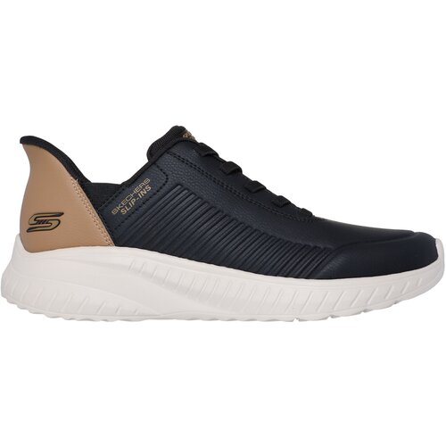 Skechers BOBS SPORT SQUAD CHAOS - HEEL PREFERRED, muške patike za slobodno vreme, crna 118305 Slike