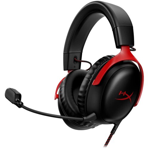 HP Slu&amp;scaron;alke HyperX Cloud III S brezžične, črno-rdeče, (5000003934) Slike