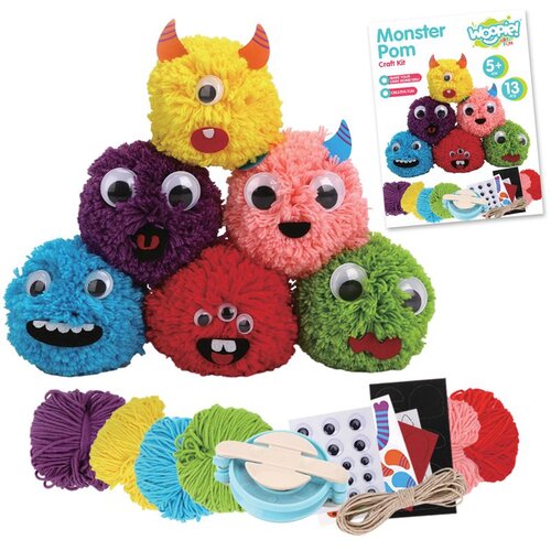 Woopie art&fun kreativni set make a monster monster pom Cijene