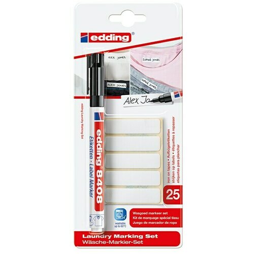Edding Marker za označavanje odjeće 8408 (Širina linije: 0,75 mm, Crne boje) Cene
