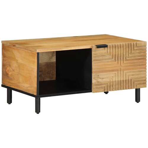 VidaXL Kava miza Brown 80x50x40 cm Masivni les Mango, (21752278) Slike