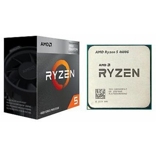 AMD CPU Desktop Ryzen 5 6C/12T 4600G (3.7/4.2GHz Boost,11MB,65W,AM4) Box, with Radeon Graphics Slike