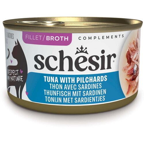 Schesir Complements u temeljcu 12 x 70 g - Tuna sa srdelom Slike