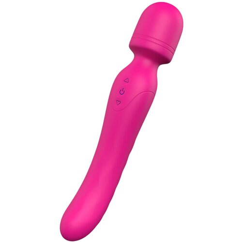 DREAMTOYS Vibes of Love Wand - punjivi, grijaći, masažni vibrator (ružičasti) Slike
