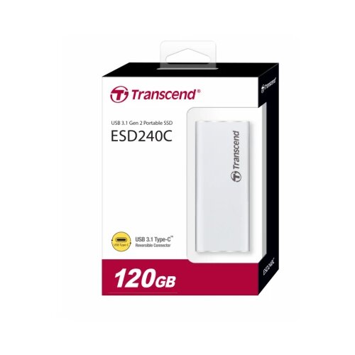 Transcend 120GB, External SSD, USB 3.1 Gen 2, Type C Cene