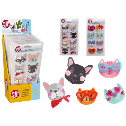 Teen Up set 3D nalepk - 5 motivov Slike
