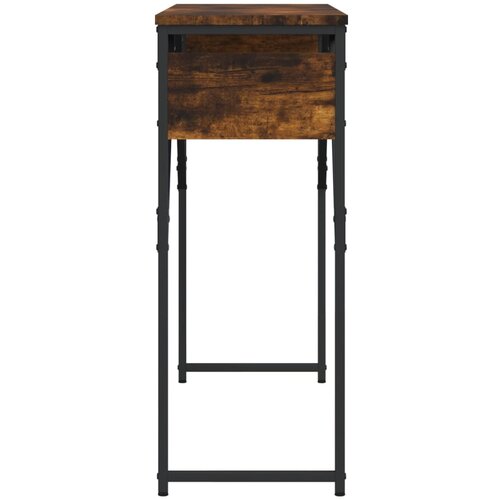  Konzolni stol s policama boja hrasta 105x30x75 cm Slike