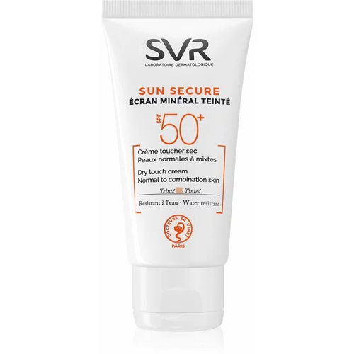 SVR Sun Secure mineralna krema za toniranje za normalnu i mješovitu kožu lica SPF 50+ 60 g