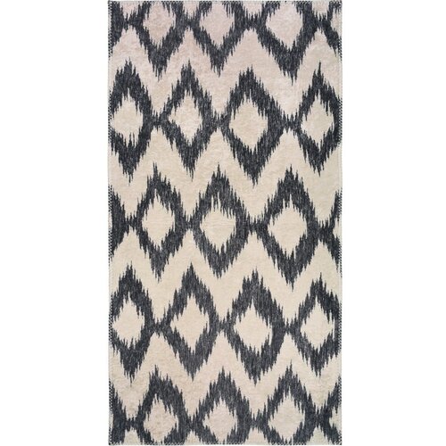Vitaus Bijelo-tamnoplavi perivi tepih 50x80 cm - Slike