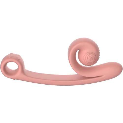 Snail Vibe Curve Duo Vibrator - Peachy Pink