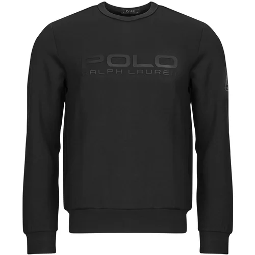 Polo Ralph Lauren SWEATSHIRT COL ROND LOGO APPLIQUE Crna