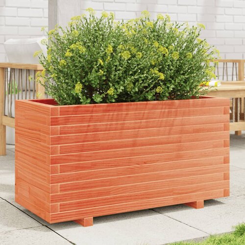 vidaXL Vrtna sadilica voštano smeđe boje 90x40x49,5 cm od borovine Cijene