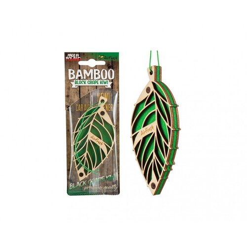 Airfresh Drveni miris Bamboo Crno grožđe i kivi Slike