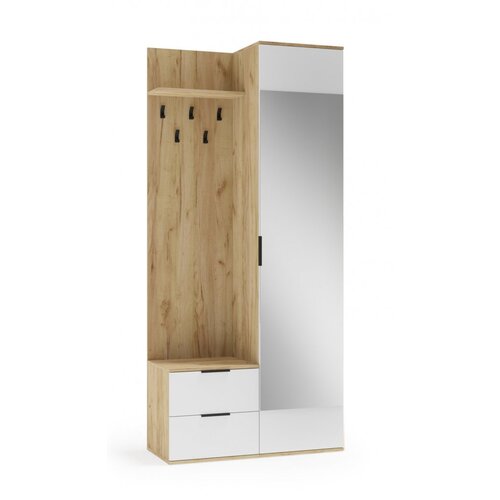 Halmar ormar za predsoblje colan (vi&scaron;e boja)-zlatni hrast/bijela Cijene