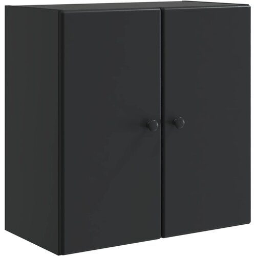 vidaXL Ormar za montažu na zid 59 x 31 x 60 cm Konstruirano drvo Crna - Crna 59 x 31 x 60 cm Cene