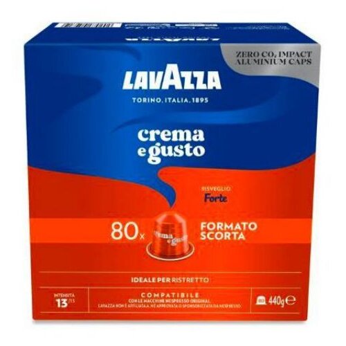 Lavazza crema e gusto forte 80 kapsula nespresso Slike