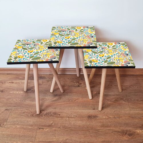 Hanah home Set 3 stočića 3Shp201 Multicolor Cene