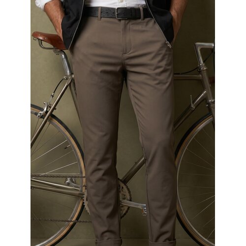 Sinsay Slim-fit chino hlače s udjelom viskoze Slike