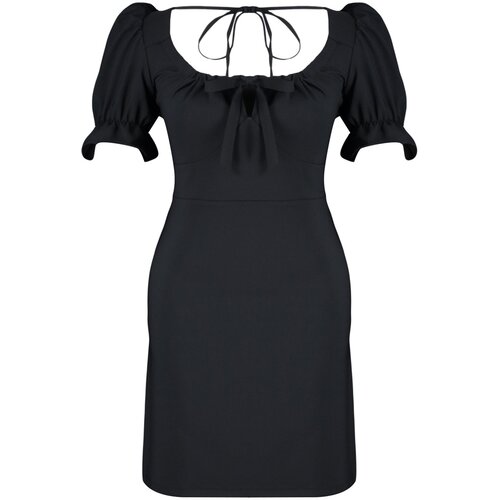 Trendyol Curve Black A-Line Mini Woven Dress Slike