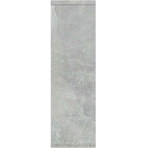  Zidna polica siva boja betona 85x16x52,5 cm konstruirano drvo Slike
