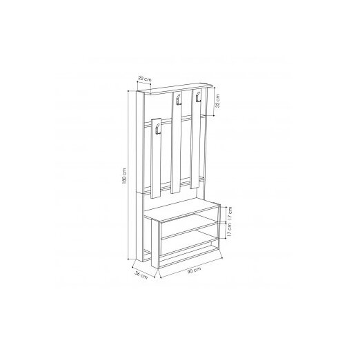 Woody Fashion cipelarnik chester white white Cene