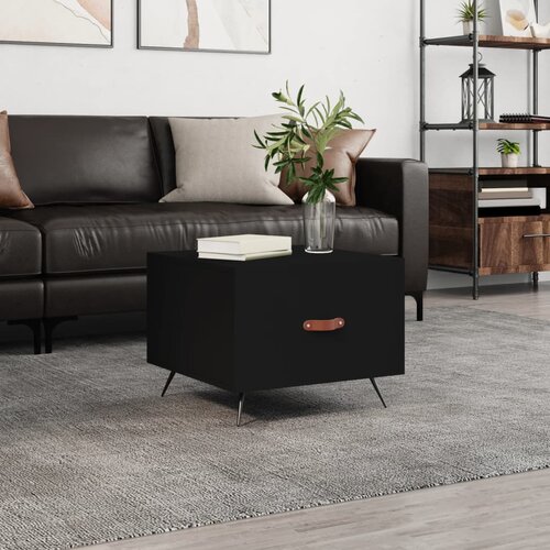 vidaXL Stolić za kavu crni 50 x 50 x 40 cm od konstruiranog drva Cijene