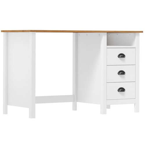  Radni stol Hill s 3 ladice 120 x 50 x 74 cm od masivne borovine Cene
