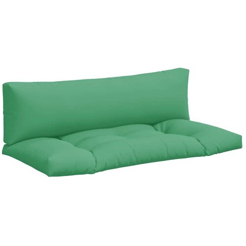 VidaXL Jastuci za palete 2 kom zeleni od tkanine Slike