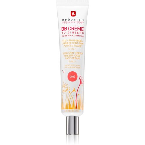 Erborian BB Cream krema za toniranje i za savr&amp;scaron;eni izgled lica SPF 20 veliko pakiranje nijansa Dor&amp;eacute; 45 ml Slike