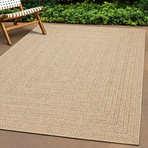 vidaXL Preproga ZIZUR 120x120 cm videz jute notranja in zunanja Cene
