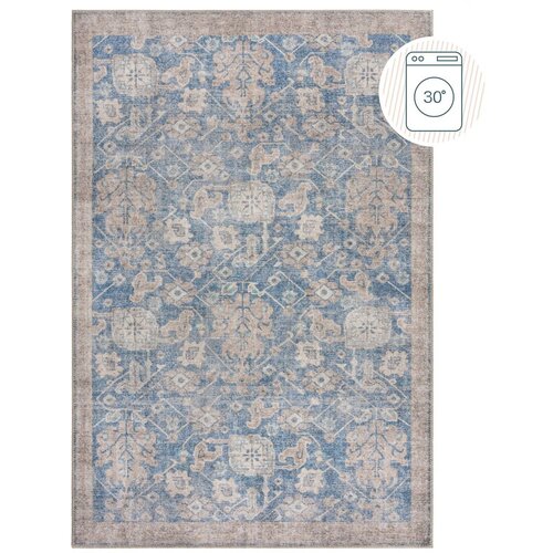 Flair Rugs Modra pralna preproga 190x290 cm Orelia Global &amp;ndash; Slike