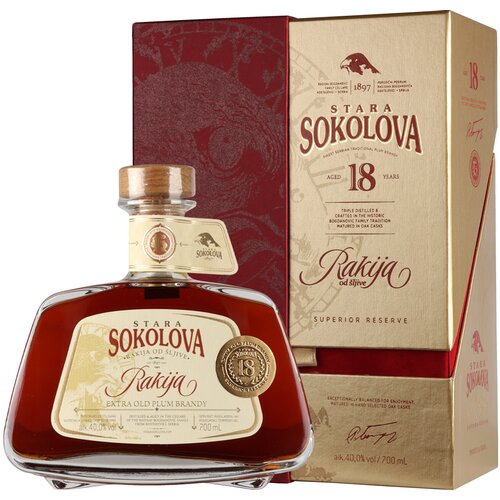 Stara Sokolova Rakija 18 Godina Lux Cene