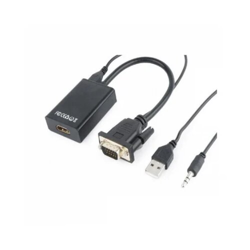  gembird vga na hdmi +audio kabl,single port Slike