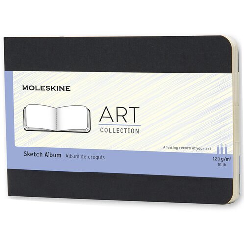 Moleskine Skicirka Art Cahier, črna - brezčrtna Slike