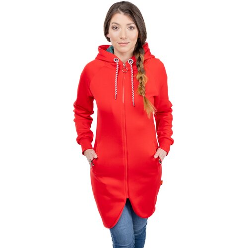 Glano Women&amp;#039;s Stretched Sweatshirt - Red Slike