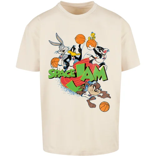 Merchcode Men's T-shirt Space Jam Team Oversize beige