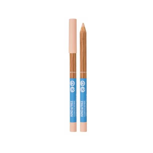 Rimmel London Kind & Free Clean Eye Definer svinčnik za oči 1,1 g odtenek 005 Creamy White