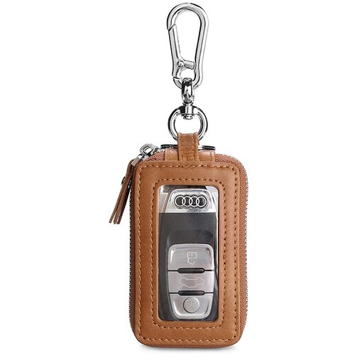 INF Etui za ključe iz pravega usnja, RFID za&scaron;čita, držalo za avtomobilske ključe z večfunkcijskim obeskom coffee, (21741503) Cene