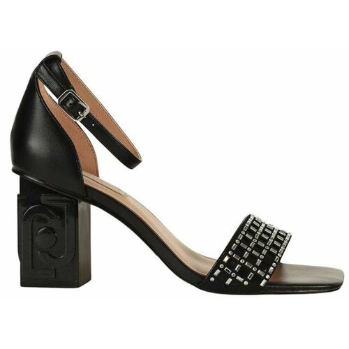 Liu Jo crne sandale sa blok štiklom  LJSA4127 PX460 22222 Cene
