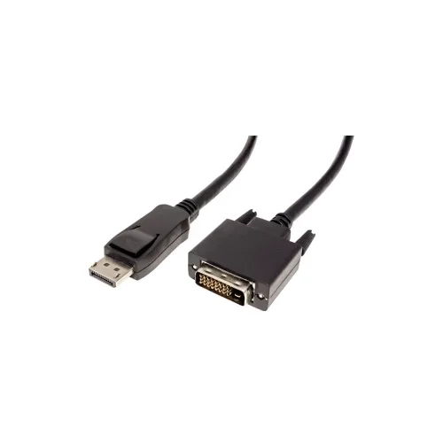 Value DisplayPort priključni kabel 1.00 m 11.99.5613 sa zaštitom crna [1x muški konektor displayport - 1x muški konektor